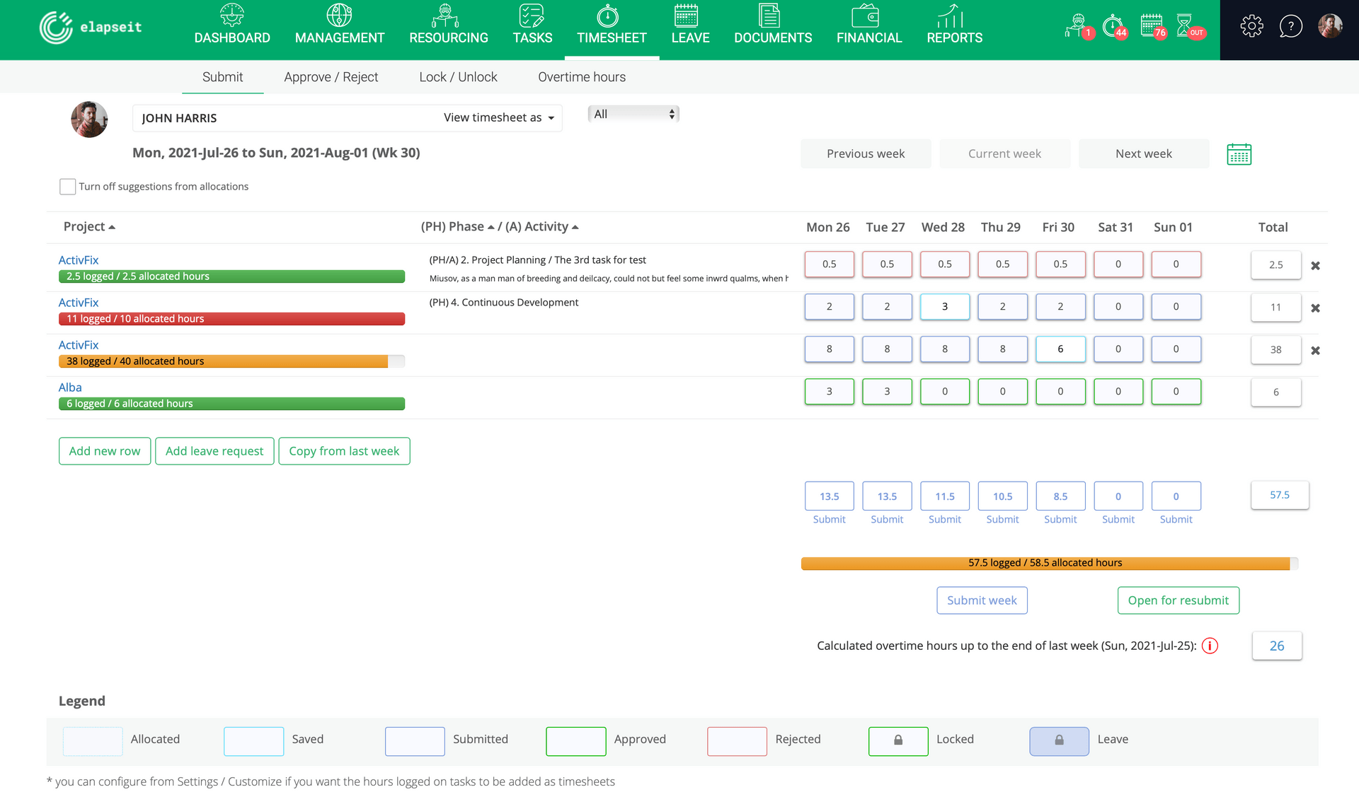 elapseit Time Tracking